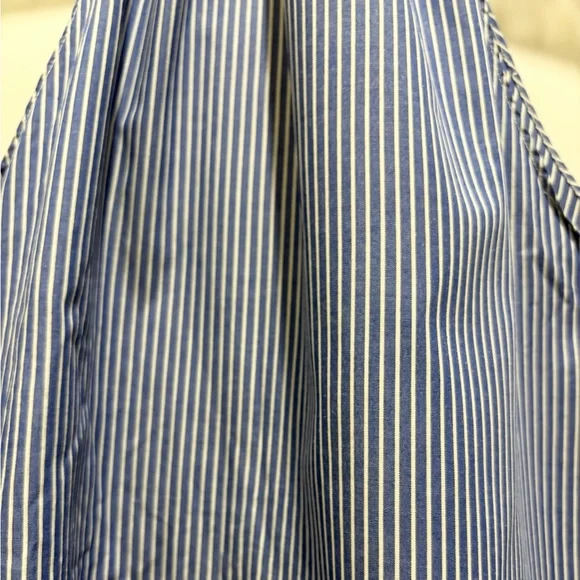 Nili Lotan Sleeveless Blue & White Stripe Top - Picture 6 of 10